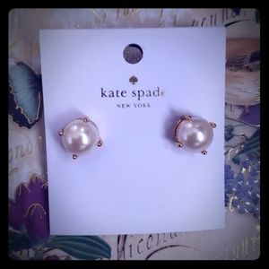 Kate Spade pearl gumdrop earrings